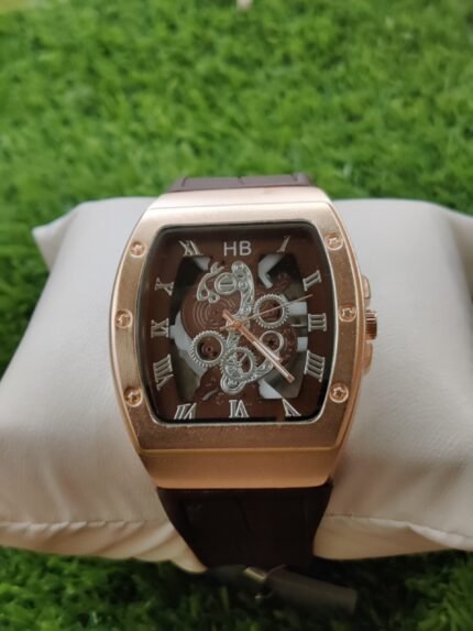 H B RUBBER STRAP WATCH